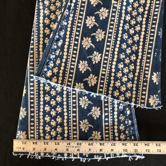 Rare Free People Bali Mantra Flare Jeans Sz 26 - Picture 13 of 16